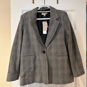 NWT: Philosophy Plaid Blazer
